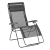 LaFuma Sedie E Sdraio*Sedia Poltrona Reclinabile Sdraio RSXA CLIP XL LFM2057 Black