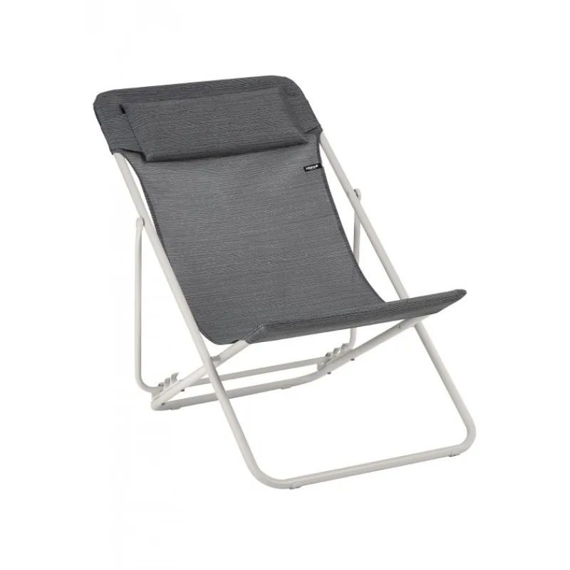 LaFuma Sedie E Sdraio*Sedia Sdraio MAXI TRANSAT PLUS LFM1909 Obsidian