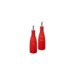 Staub Contenitori*Set Olio e Aceto 0,25 l Rosso in Ceramica
