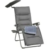 LaFuma Sedie E Sdraio*Set Poltrona Reclinabile Sdraio imbottita RELAX ALL IN 1 LFM5361 Ash Grey/Titane