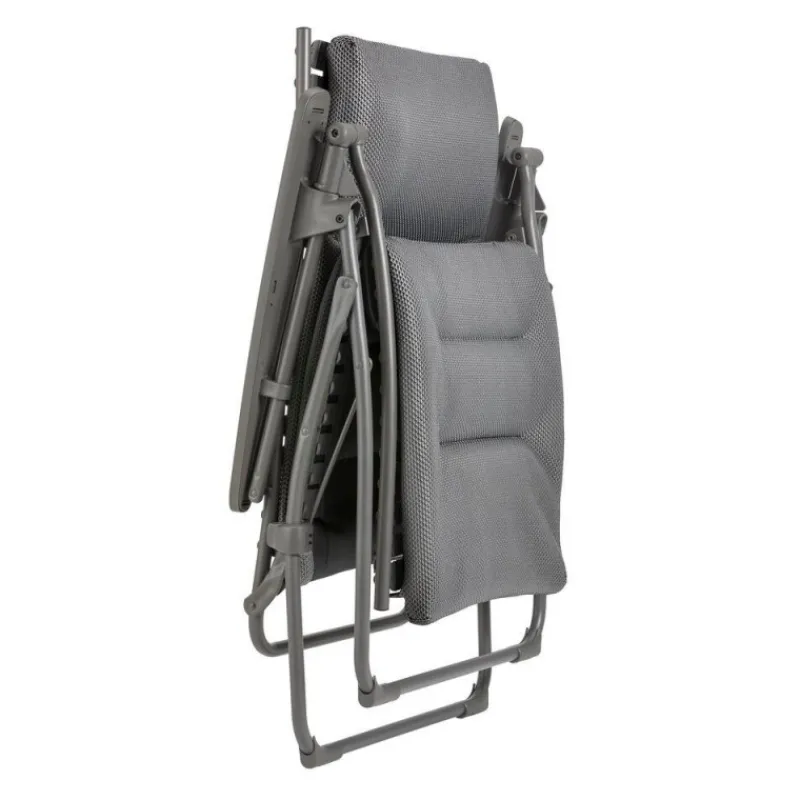 LaFuma Sedie E Sdraio*Set Poltrona Reclinabile Sdraio imbottita RELAX ALL IN 1 LFM5361 Ash Grey/Titane