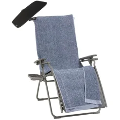 LaFuma Sedie E Sdraio*Set Poltrona Reclinabile Sdraio imbottita RELAX ALL IN 1 LFM5361 Ash Grey/Titane