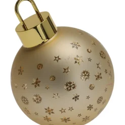 Koopman Palline Di Natale|Addobbi Per Albero Di Natale*Sfera di Vetro con Led 15 Cm - Oro