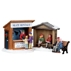 Lemax Personaggi|Scene Natalizie*Skate Rentals Set of 3 Cod. 03849