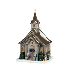 Lemax Edifici Illuminati*Small Town Church con Alimentatore Cod. 35066
