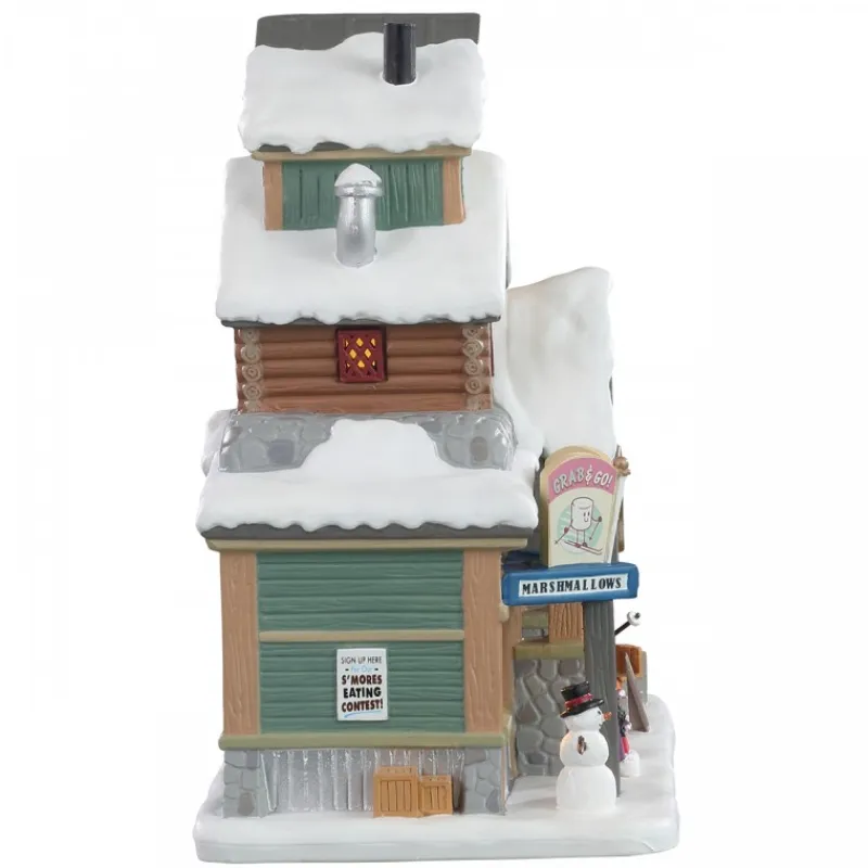 Lemax Edifici Illuminati*S'Mores & Snow con Alimentatore Cod. 15749