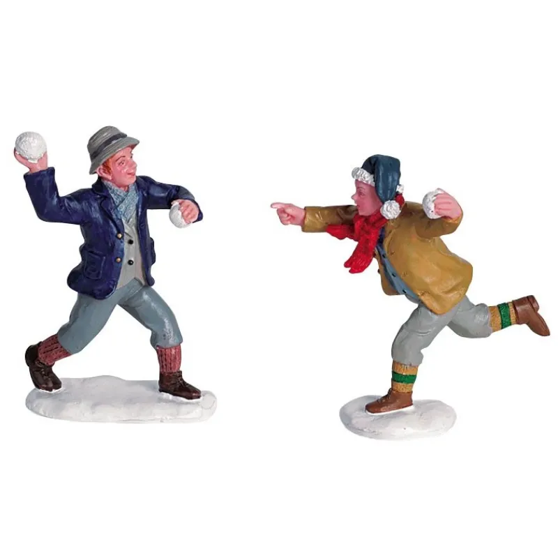 Lemax Personaggi|Lemax Best Buy*Snowball Fun Set of 2 Cod. 62308