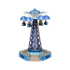 Lemax Edifici E Giostre In Movimento|Lemax Best Buy*Snowflake Paradrop con Alimentatore 4.5V Cod. 34634