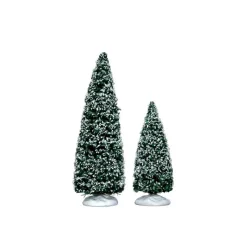 Lemax Alberi*Snowy Juniper Tree Medium & Small Set of 2 Cod. 34665