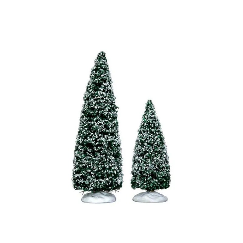 Lemax Alberi*Snowy Juniper Tree Medium & Small Set of 2 Cod. 34665