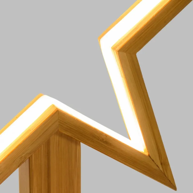 Lotti Luci Di Natale|Luci Di Natale*Stella con Base H55cm LED BIANCO CALDO