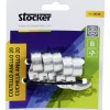 Stocker Legatrici E Coltelli*Coltello ad anello in alluminio 24 mm 5 pezzi in blister