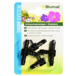 Stocker Irrigatori|Irrigazione Blumat*Giunto di ramificazione e pezzo terminale - 2 pz