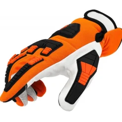 Stocker Stocker Shop|Accessori Giardino*Guanti anti-taglio per motosega 9/M arancione, in pelle