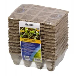 Stocker Protezione*Set vasetto in fibra di torba 12 x 16 x h6 cm