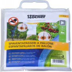 Stocker Protezione*Spaventapasseri a pallone colore bianco Ø40 cm
