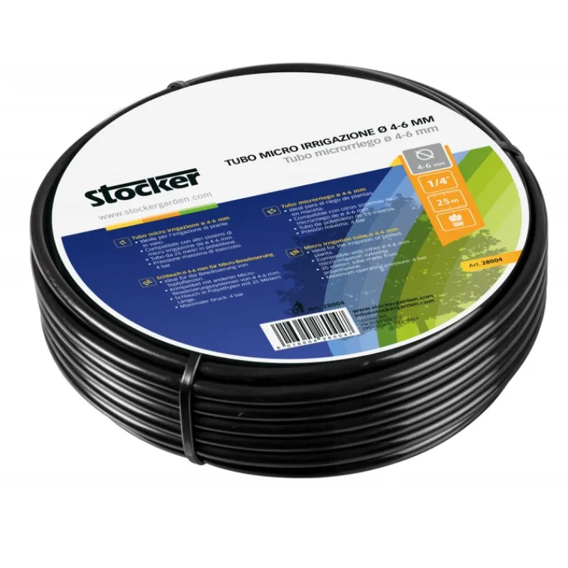 Stocker Stocker Shop|Irrigatori*Tubo micro irrigazione Ø 4-6 mm 25 m