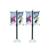 Lemax Luci E Alimentatori|Accessori*Street Pole Banner Set of 2 Cod. 24496