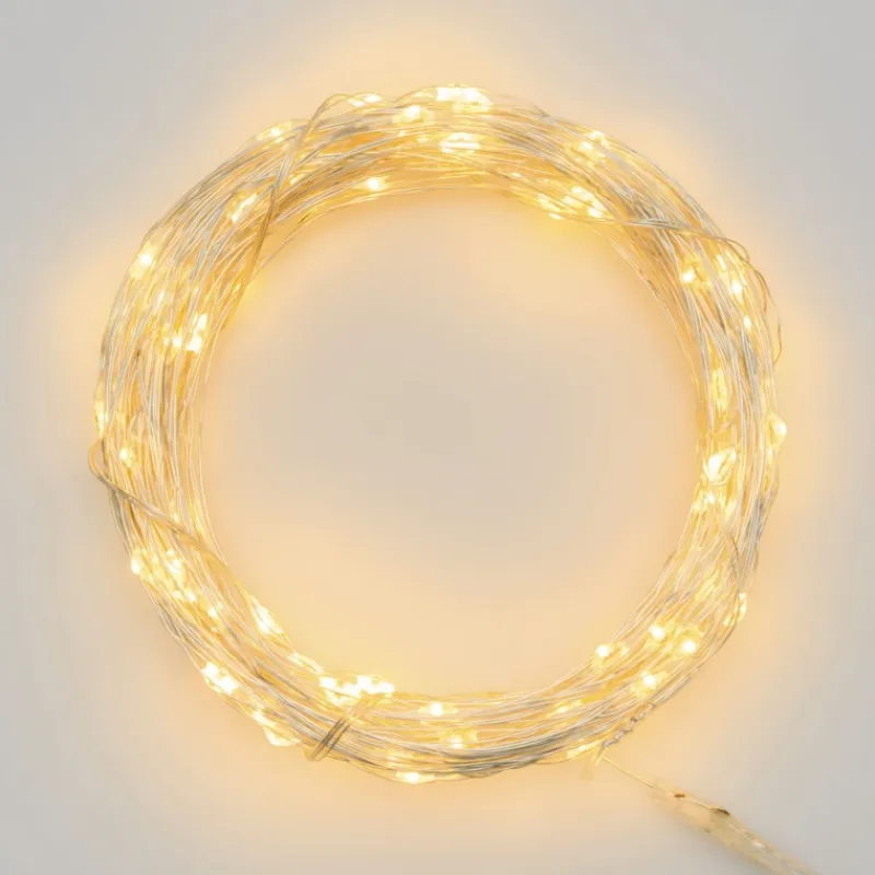 Lotti Luci Di Natale|Luci Di Natale*String light 14m, 140 MicroLEDs BIANCO CALDO