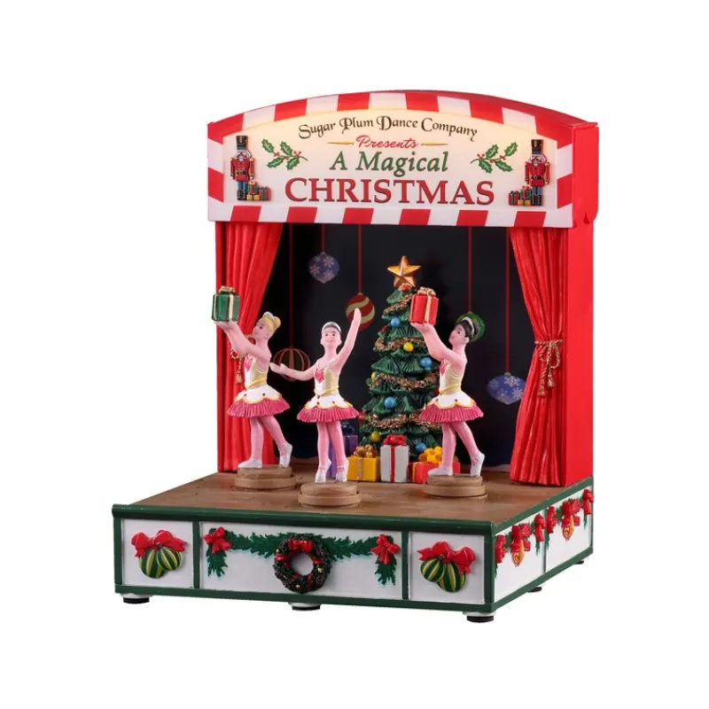 Lemax Edifici E Giostre In Movimento|Lemax Best Buy*Sugar Plum Dance Company B/O 4.5V Cod. 04761