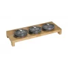 Staub Mini Cocotte E Ramekin*Supporto in Bambu' per Mini Cocotte
