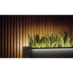Herstera Fioriere In Metallo Herstera*Supporto Magnetico per Luci colore Antracite per Fioriere da da 100 cm