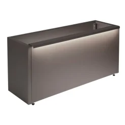 Herstera Fioriere In Metallo Herstera*Supporto Magnetico per Luci colore Grigio Scuro per Fioriere da 100 cm