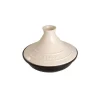 Staub Wok E Tajine*Tajine 28 cm Crema in Ghisa con Coperchio in Ceramica