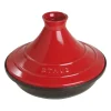 Staub Wok E Tajine*Tajine 28 cm Rosso in Ghisa con Coperchio in Ceramica