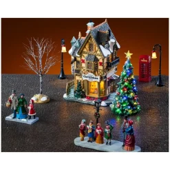 Lemax Lemax Starter Pack|Novità Lemax Natale 2025*Tannenbaum Christmas Shoppe Set con Alimentatore 4.5V Cod. 56678