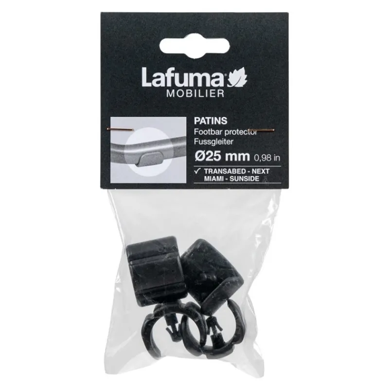 LaFuma Accessori E Ricambi Lafuma*Tappini Diam. 25 mm Set da 4 LFM2845 Noir