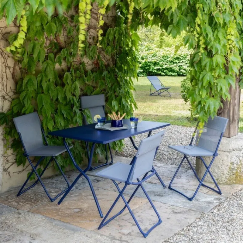 LaFuma Tavoli E Sedie Da Giardino O Terrazzo|Sconti Lafuma*Tavolo da giardino pieghevole BALCONY 120x70 cm LFM5339 CB Indigo/Indigo