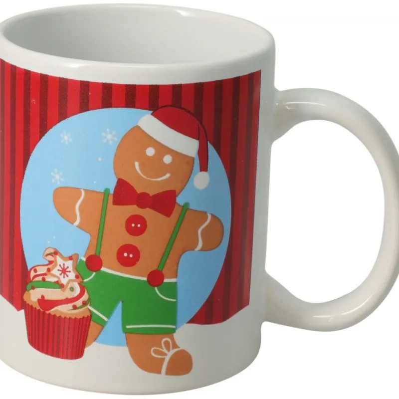 Koopman Oggetti Per La Tavola*Tazza di Natale in Ceramica 325 ml. Pezzo Singolo
