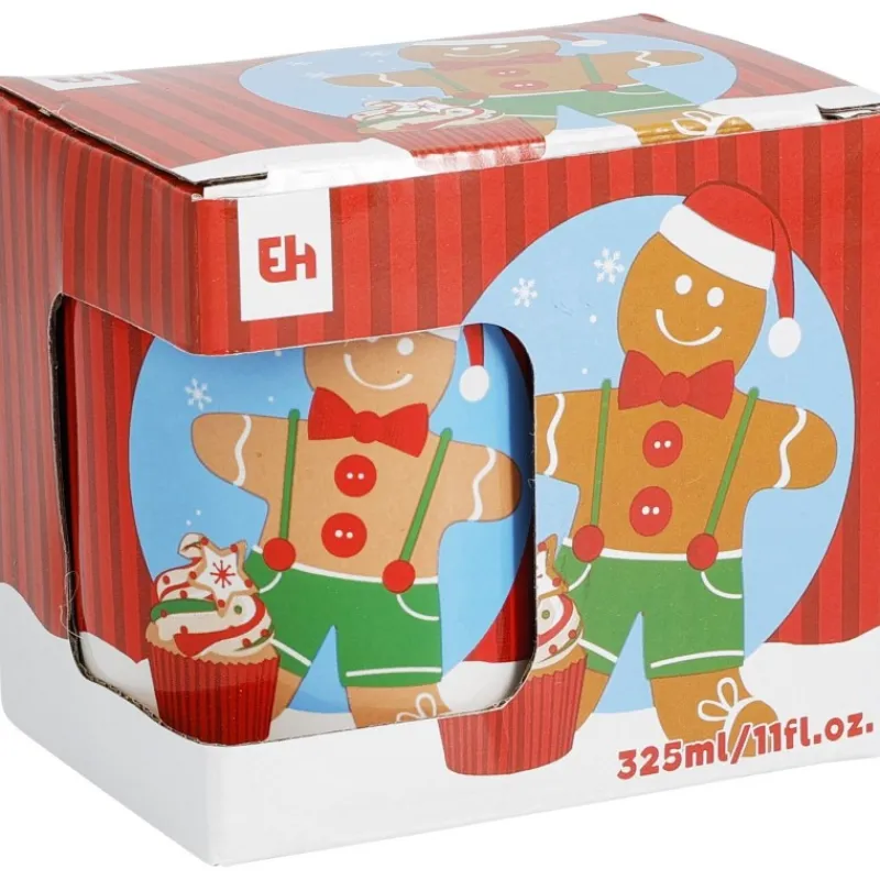 Koopman Oggetti Per La Tavola*Tazza di Natale in Ceramica 325 ml. Pezzo Singolo