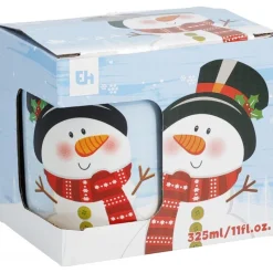 Koopman Oggetti Per La Tavola*Tazza di Natale in Ceramica 325 ml. Pezzo Singolo