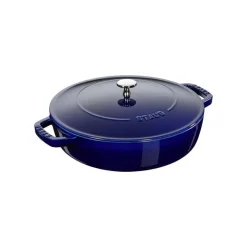 Staub Pentole E Tegami*Tegame Chistera 28 cm Blu Scuro in Ghisa