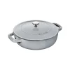 Staub Pentole E Tegami*Tegame Chistera 24 cm Grigio Graphite in Ghisa
