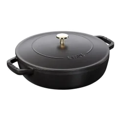Staub Pentole E Tegami*Tegame Chistera 24 cm Nero in Ghisa