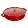 Staub Pentole E Tegami*Tegame Chistera 28 cm Rosso in Ghisa