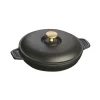 Staub Pentole E Tegami*Tegame con Coperchio 20 cm Nero in Ghisa