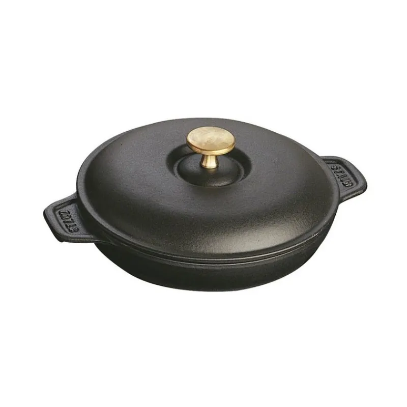 Staub Pentole E Tegami*Tegame con Coperchio 20 cm Nero in Ghisa