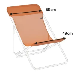 LaFuma Accessori E Ricambi Lafuma*Tela di ricambio per MAXI-TRANSAT 62 cm LFM2655 Clémentine