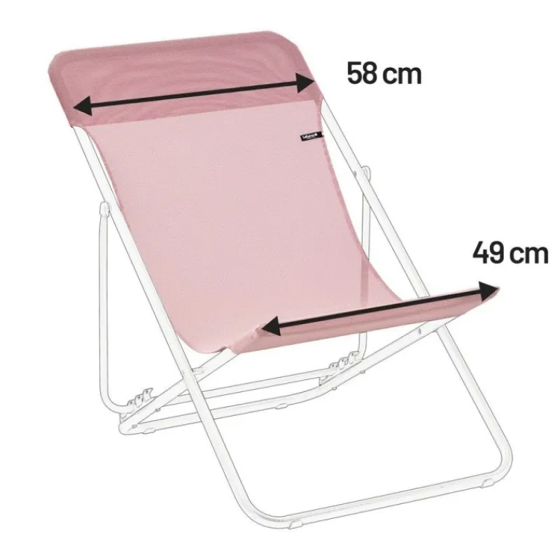LaFuma Accessori E Ricambi Lafuma*Tela di ricambio per MAXI-TRANSAT 62 cm LFM2655 Cerisier