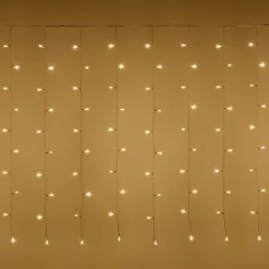 Lotti Luci Di Natale|Luci Di Natale*Tenda 320xH100cm LP-H 200 LED BIANCO CALDO