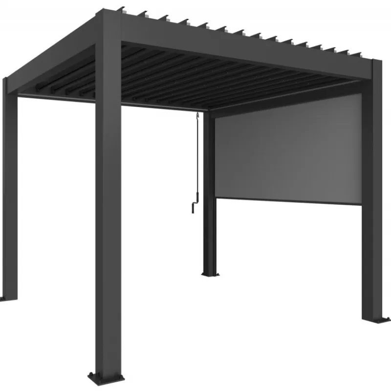 Biohort Pergole*Tenda Zip a Caduta per Pergola in Metallo