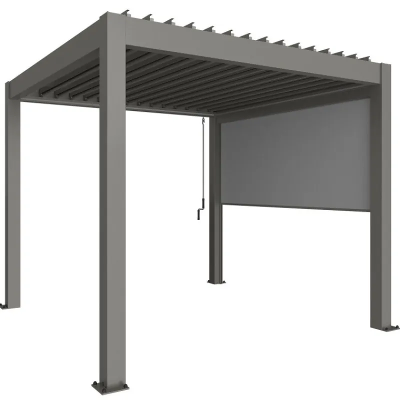 Biohort Pergole*Tenda Zip a Caduta per Pergola in Metallo