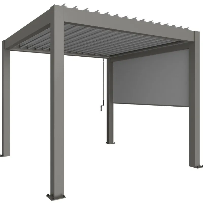 Biohort Pergole*Tenda Zip a Caduta per Pergola in Metallo