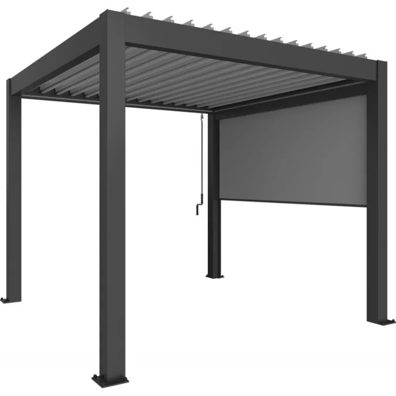 Biohort Pergole*Tenda Zip a Caduta per Pergola in Metallo