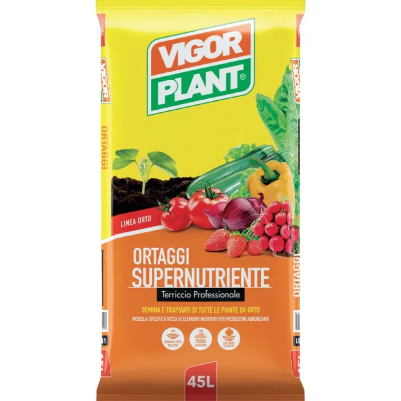 Vigorplant Terricci Per Piante*Terriccio Ortaggi Supernutriente 45 litri