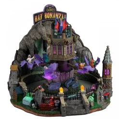Lemax Edifici E Giostre In Movimento|Edifici E Giostre In Movimento*The Count's Bat Bonanza con Alimentatore 4.5V Cod. 24933